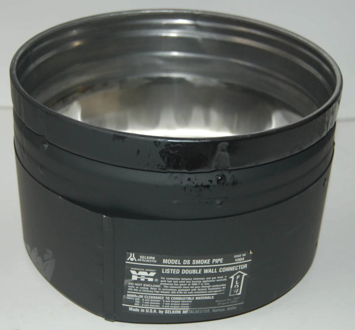 SELKIRK MetalBestos 8DSP-DS 8u0026#034; Stove Pipe Adapter 258200 Model DS  Smoke Pipe | eBay