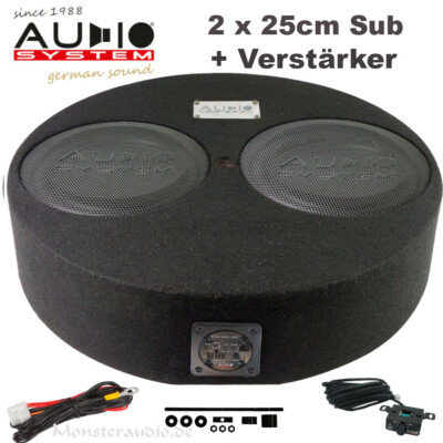 Audio System Subframe R10 Flat-2 active EVO2 Aktiv-Subwoofer Reserveradmulde