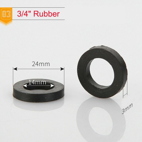 1/2" 3/4" 1" Shower Valve Hose Filter Mesh Silicone/Rubber Washer Seal Ring - Picture 8 of 14