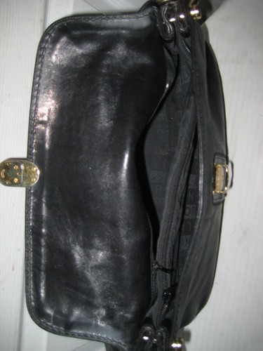 MARINO ORLANDI Kuriertasche aus schwarzem Leder - Bild 16 von 19