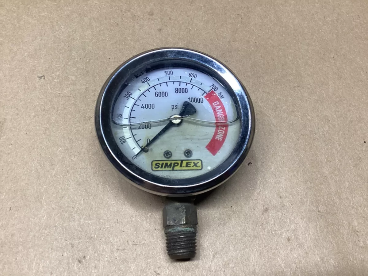 Liquid filled on sale hydraulic pressure gauge