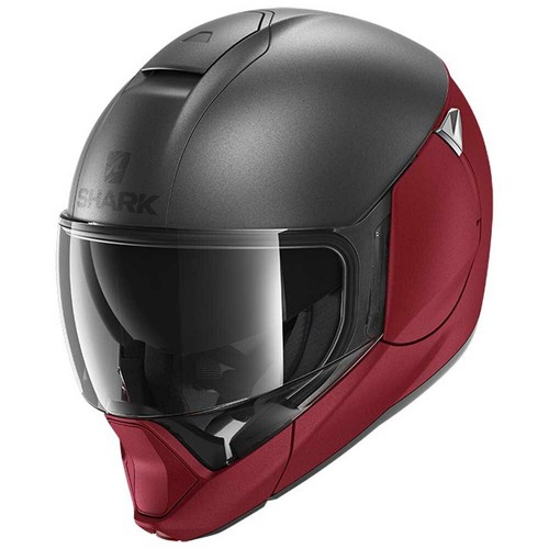 SHARK EVOJET DUAL BLANK RED ANTRACITE TG S CASCO HELMET INTEGRALE APRIBILE  JET | eBay