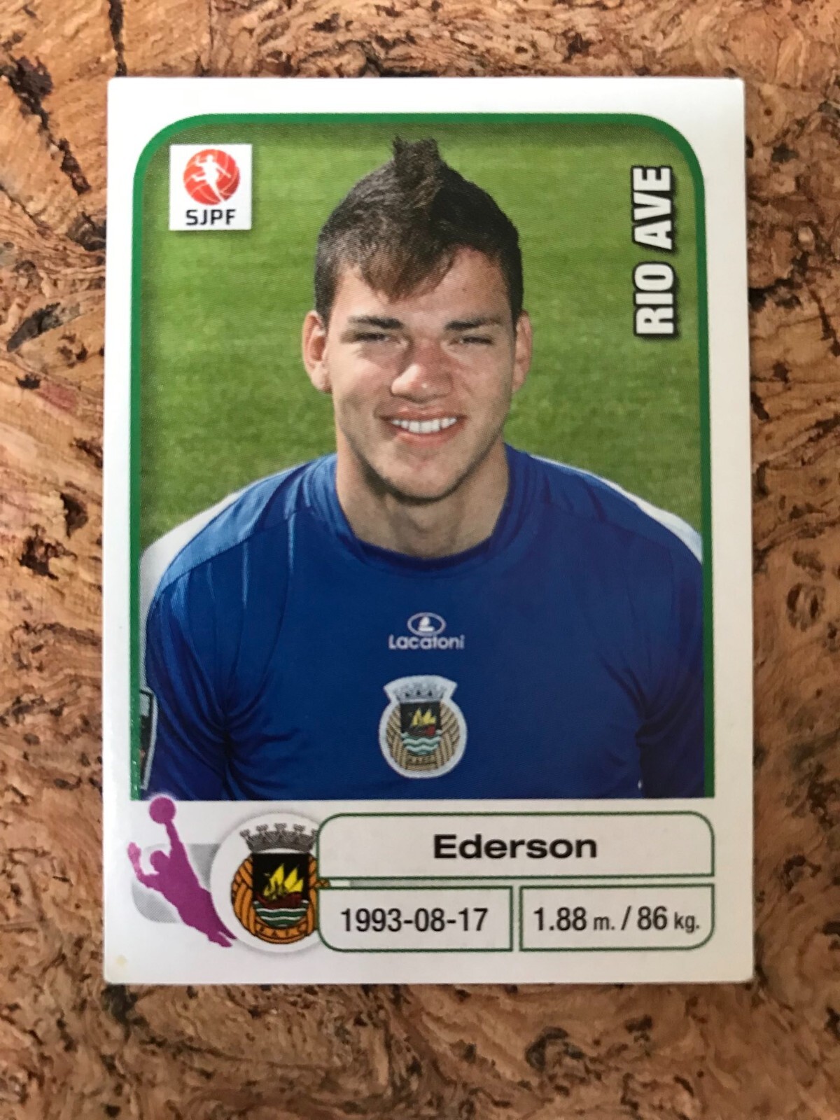 Ederson Rio Ave Ederson ROOKIE Sticker Panini Futebol 2012-13 #260 Rio Ave Man City ...