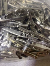 Pack Of 50 1.5 in Mueller Steel Alligator Clamp Jaws Clips w/ Screw Option BU-60