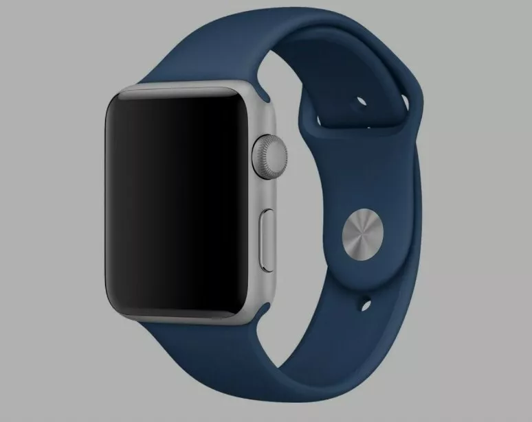 Midnight blue apple shop watch band 42mm