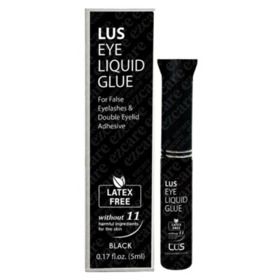 Lus Eye Liquid Glue (Black) 0.17fl.oz/5ml NEW BOX [Free USA Shipping]