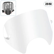25/50 Pack Peel Off Lens Cover Compatible for 3M 6885 6800 6900 Respirator Mask