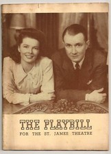 Playbill  "Without Love"  December 20, 1942  Starring Katherine Hepburn