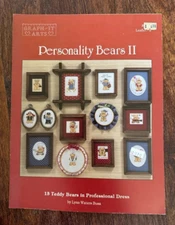 Graph-It Arts "Personality Bears II" Cross Stitch Chart Lynn W. Busa OOP 1984