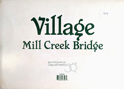 Department 56 Snow Village Mill Creek Bridge 52635