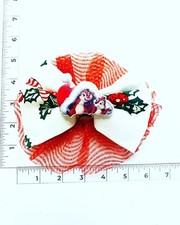 Handmade Hair Bows - Holiday - Christmas - Chip and Dale - Bow 3
