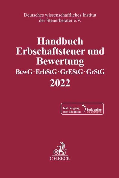 Thumbnail - Handbuch Erbschaftsteuer Und Bewertung 2022