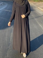 jersey patterned loose abaya