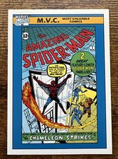 1990 Marvel Impel The Amazing Spider-man MVC Most Valuable Comics #131 Card