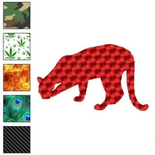 Cougar Panther, Vinyl Decal Sticker, 40 Patterns & 3 Sizes, #2851