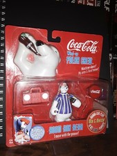 1998 Coca Cola Boom Box Bear Action Figure