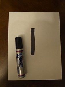 Vintage SANFORD Magnum 44 Permanent Marker Black #44001