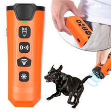Dog Bark Deterrent Trainer Ultrasonic Anti-Barking Rechargeable Repelling Device
