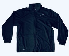 Nike Men's Navy Blue Windbreaker Jacket - XL