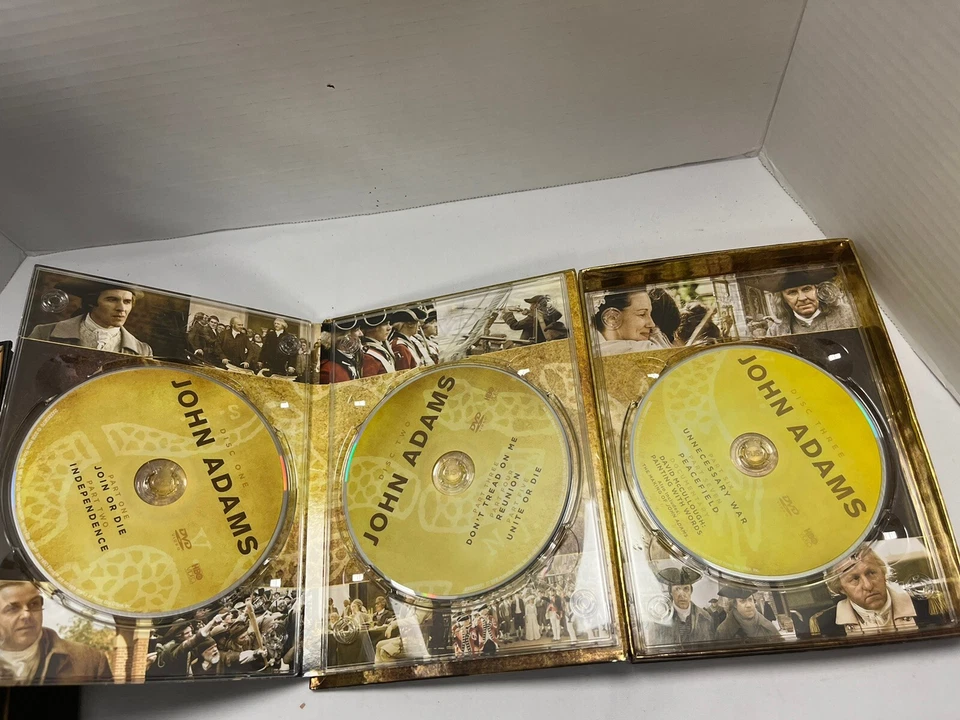 John Adams DVD 3 Disk Set 2008 Based On Pulitzer Prize Winning Book HBO - Image 4 of 4