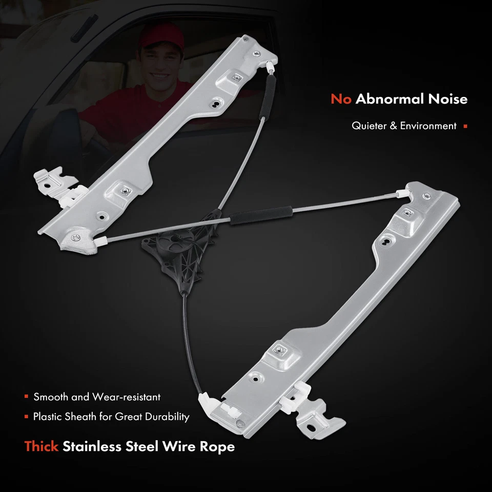 Regulador de ventana eléctrica para Infiniti FX35 FX50 09-12 QX70 14-17 base conductor delantero Foto 4 de 4