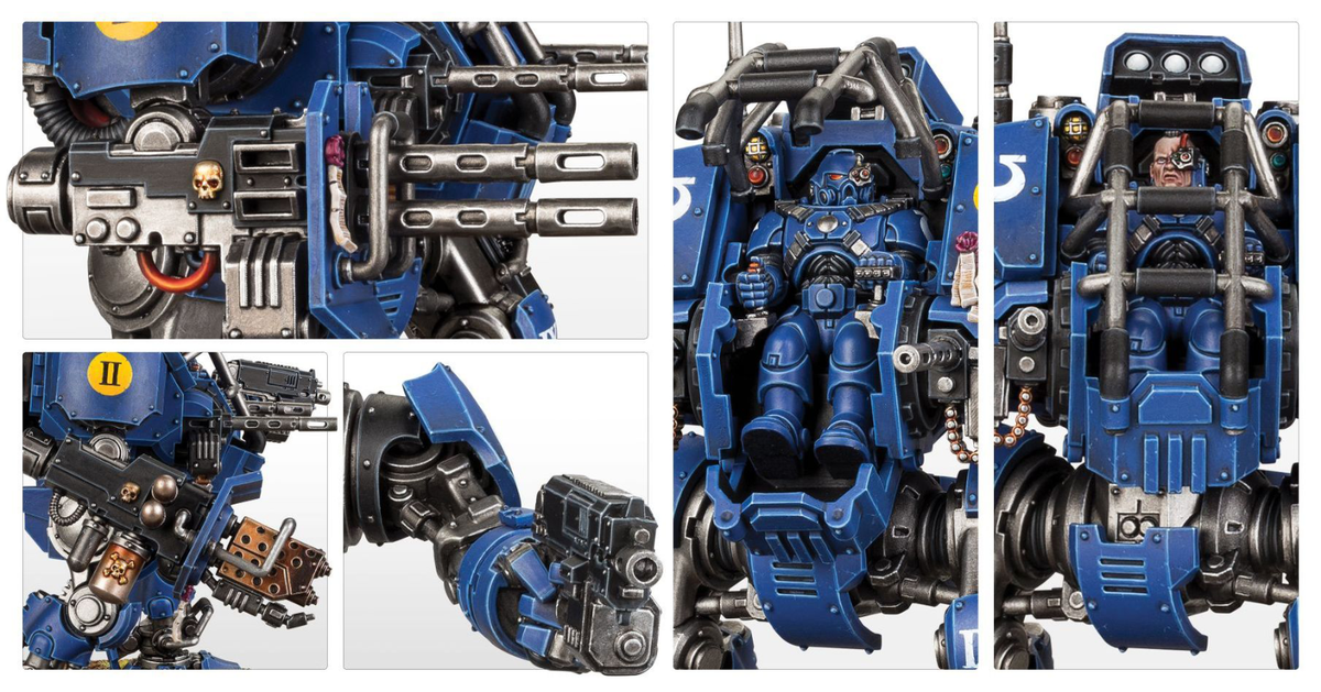 Warhammer 40k Space Marine Primaris Invictor Tactical Warsuit - Figurine Games Workshop