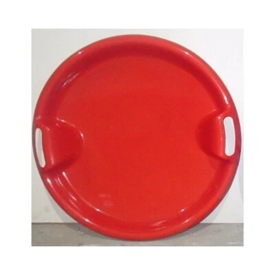 RED Large Round Plastic Super Spin Snow Sledge strong for children And adults