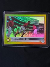 Boston 2022 Topps  Gold Foil Boston Red Sox Team Card