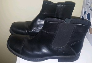clarks zip ankle boots