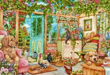 Falcon - Country Conservatory - 1000 piece jigsaw - Complete