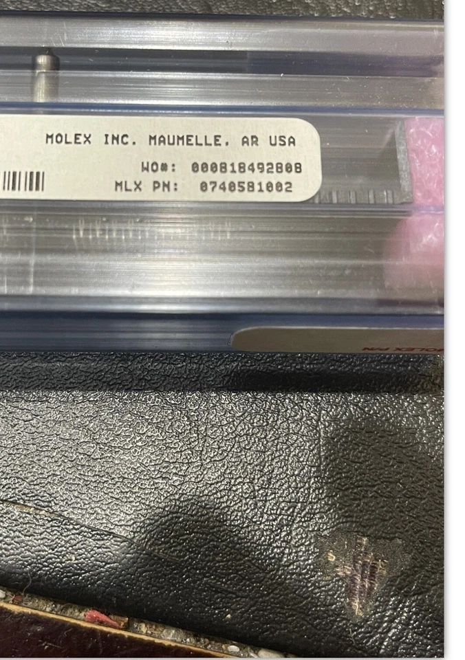 10x Molex 740581002 VHDM 60-Pos Press-Fit Backplane Connector Header Gold Plated - Image 3 of 4