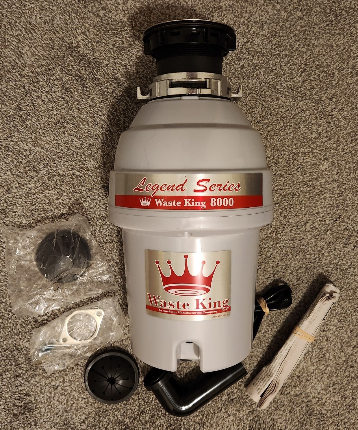 Waste King L8000 1HP 2800RPM 115V Garbage Disposal for sale online eBay