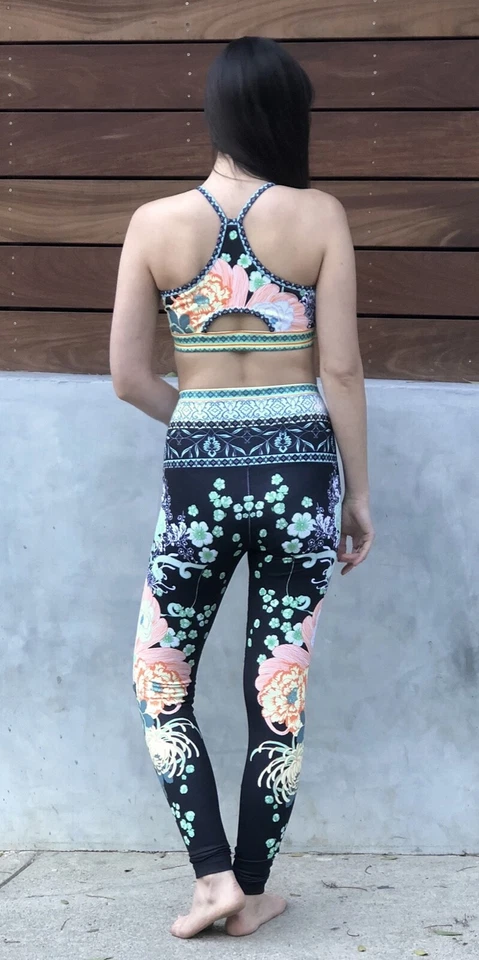 Hale Bob Premium High Waist Leggings | Pink Black Beige Blue XS S M L 7YCR8477 - Image 4 of 4