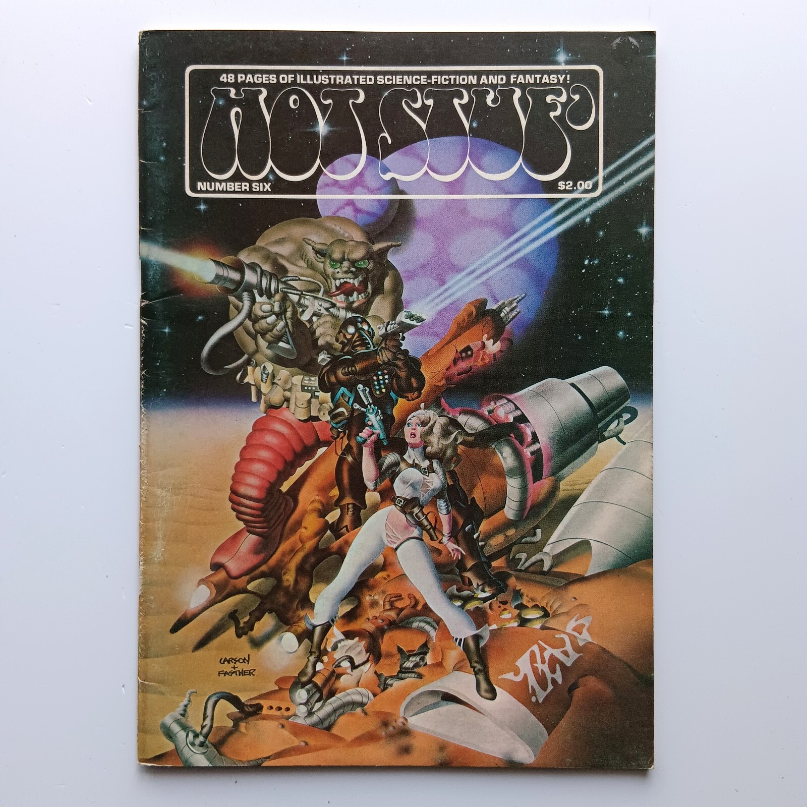 Hot Stuf #6 (1977) Sal Quartuccio, Underground Comics Z 1- En muy buen estado-