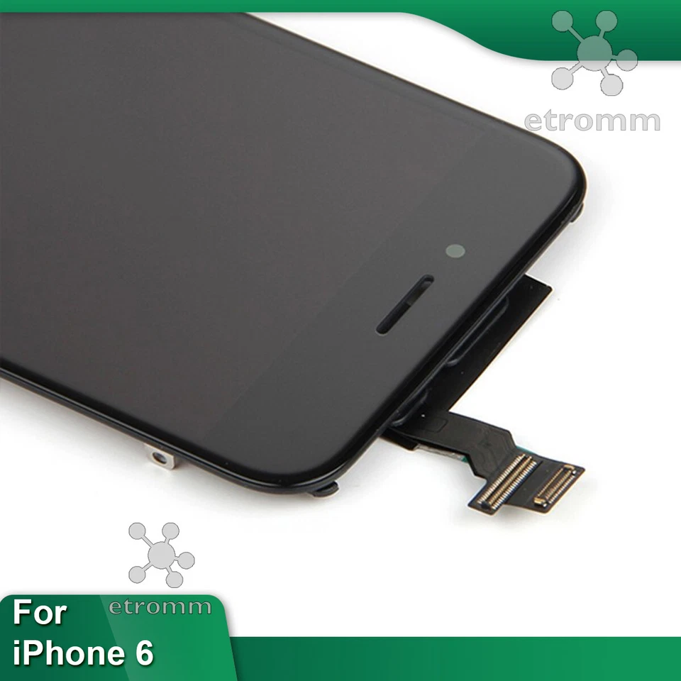 Black iPhone 6 LCD Display Touch Screen Digitizer Frame Replacement A1549 A1586 - Image 4 of 4