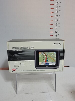 NEW Open Box Magellan Maestro 3140 GPS Car Unit System Set 