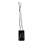 Lot of 2 Advantus Vertical ID Neck Pouch Black/Clear 3.25" x 5" Holder