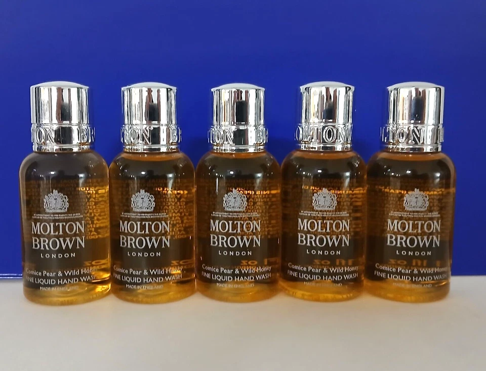 10 Molton 棕色沐浴露和细液体手洗 1 盎司和 1.5 盎司全新 — 第 2/4 张图片