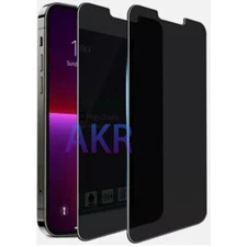 1/2X For iPhone 14 , Anti Spy Peeping Tempered Glass Screen Protector, Not Full