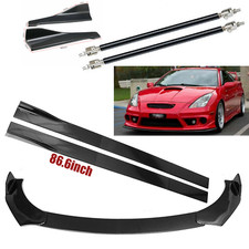 Front Bumper Spoiler Body Kitside Skirtrear For Toyota Celica 01-05 Carbon