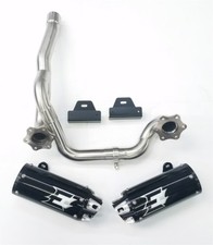 Empire Industries Dual Black Slip On Exhaust Can-Am Outlander 650 850 1000