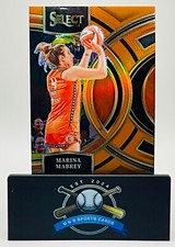 2024 Panini Select WNBA #190 Marina Mabrey Orange Prizm 76/125 Connecticut Sun