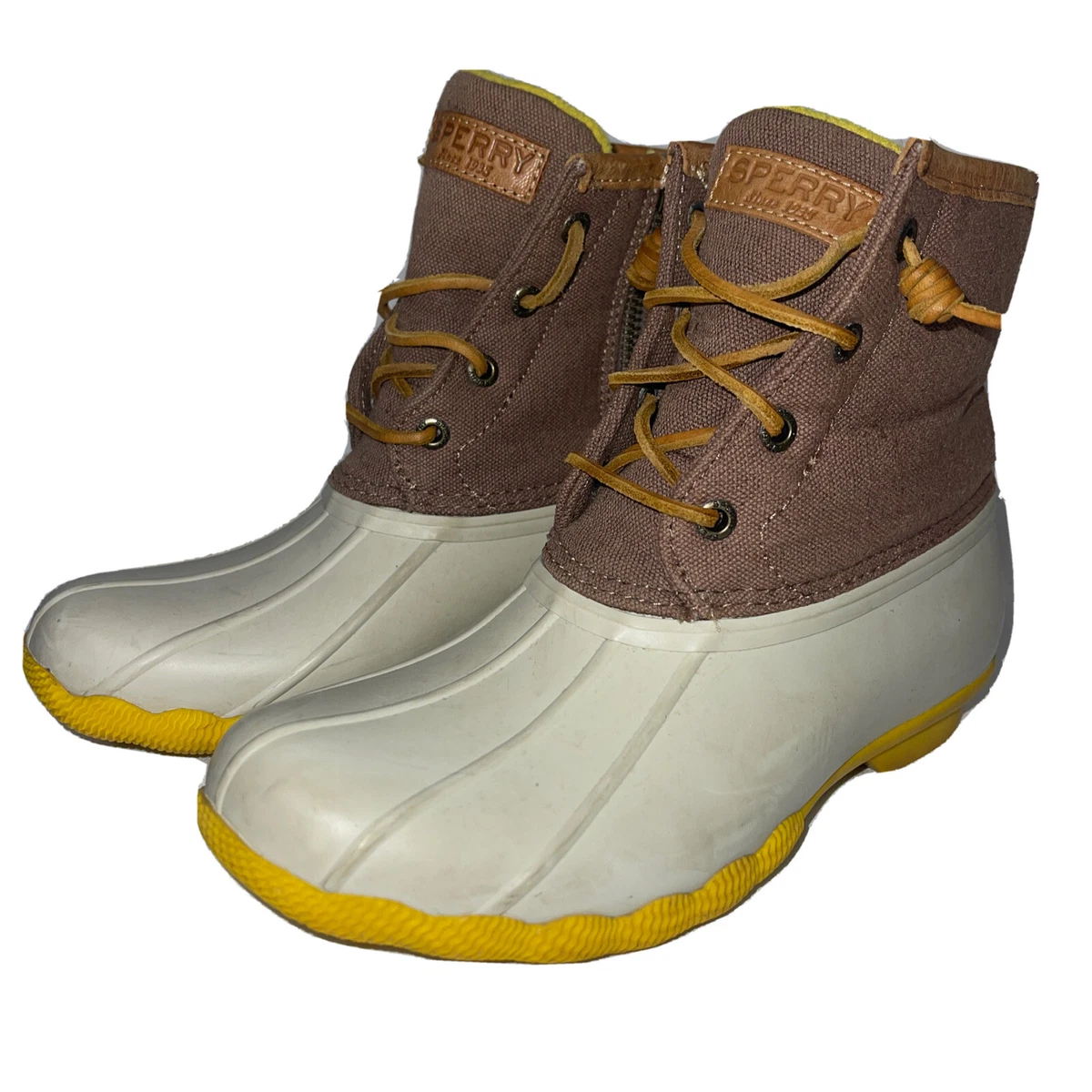 Sperry duck boots size 6 deals