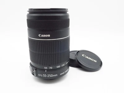 Canon Zoom Lens EF-S 55-250mm 1:4-5.6 IS II Objektiv + 1 Jahr Gewährleistung - Bild 1 von 4