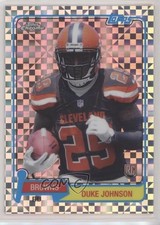 2015 Topps Chrome 60th Anniversary Rookies X-Fractor 52/99 Duke Johnson yf1
