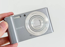 Sony Cyber-shot DSC-W810 20.1MP Compact Digital Camera Silver/Black 85 New