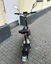 EFLUX E-Scooter 500W 36V 10 Zoll mit Sitz, Federung, Spiegel, Display sw/gb