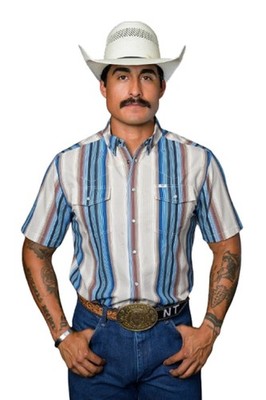 Ferrel The Harrison Cream Stripe - Mens Shirt - Fps1026037