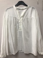 Ladies Sprit White Cotton with cotton specks Size XXL