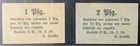1920 GERMANY NEUSTADT PAPER MONEY - 1 & 2 PFENNIG UNCIRCULATED BANKNOTES! — photo 2